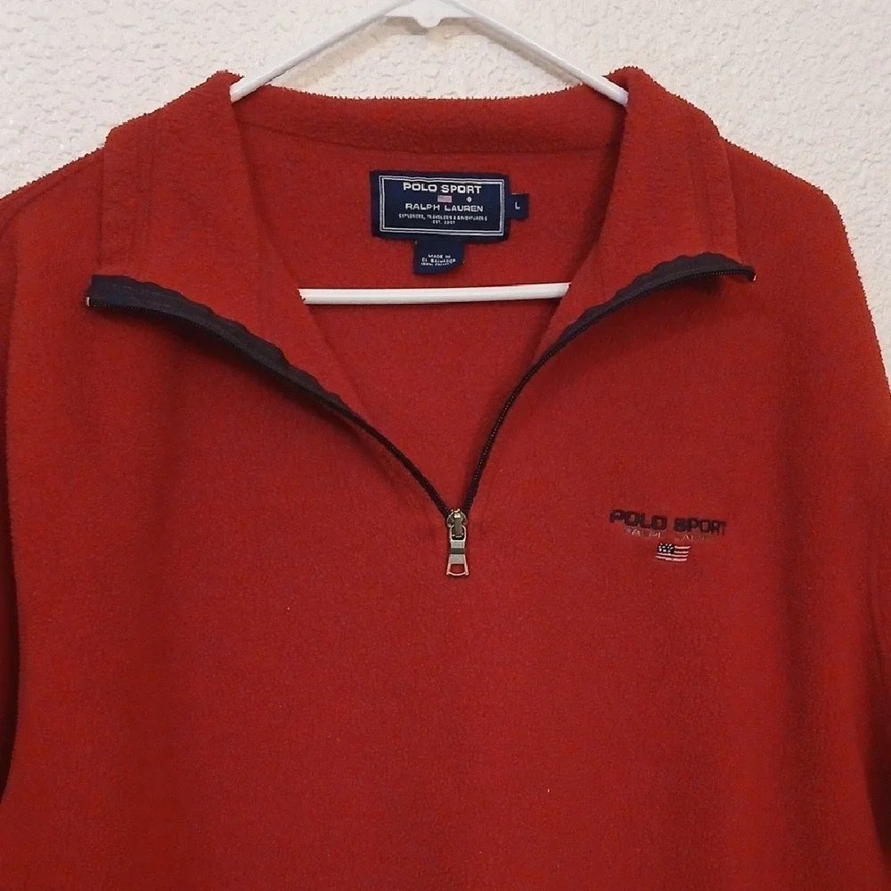 Make Offer Polo by Ralph Lauren Men's Red Sweater